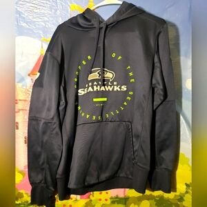 Blue Medium Seahawks Training Hoody